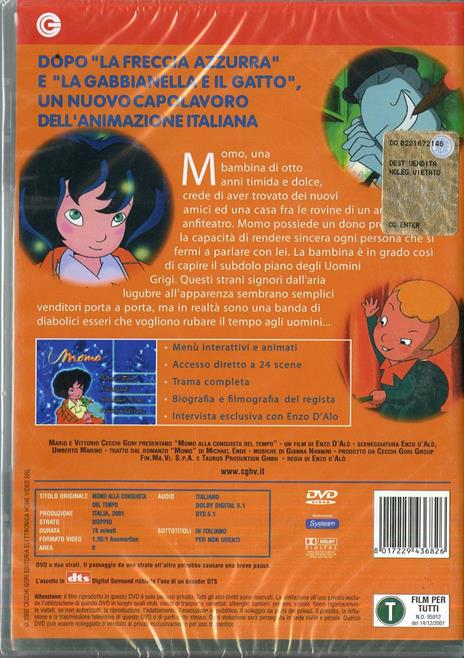 Momo. Alla conquista del tempo di Enzo D'Alò - DVD - 2