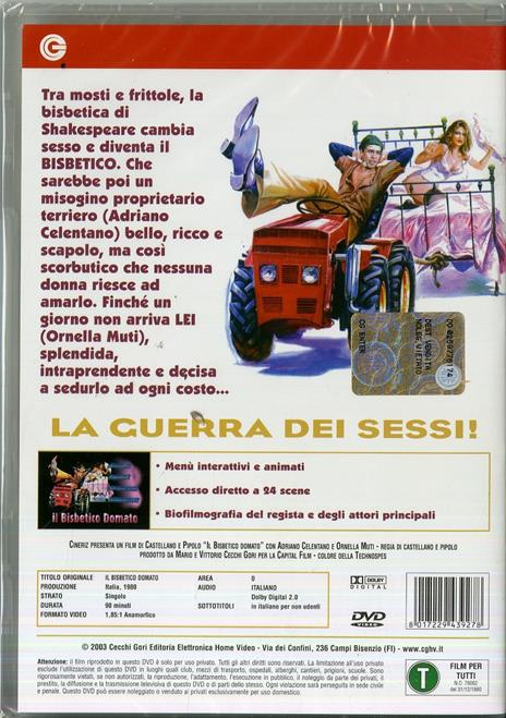 Il bisbetico domato di Franco Castellano,Pipolo - DVD - 2