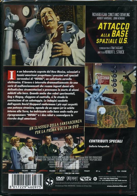 Attacco alla base spaziale U. S. di Herbert L. Strock - DVD - 2