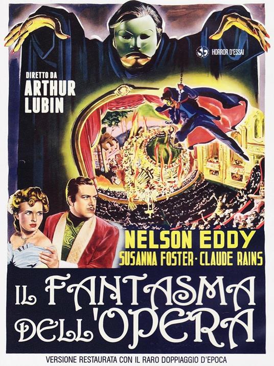 Il fantasma dell'Opera di Arthur Lubin - DVD