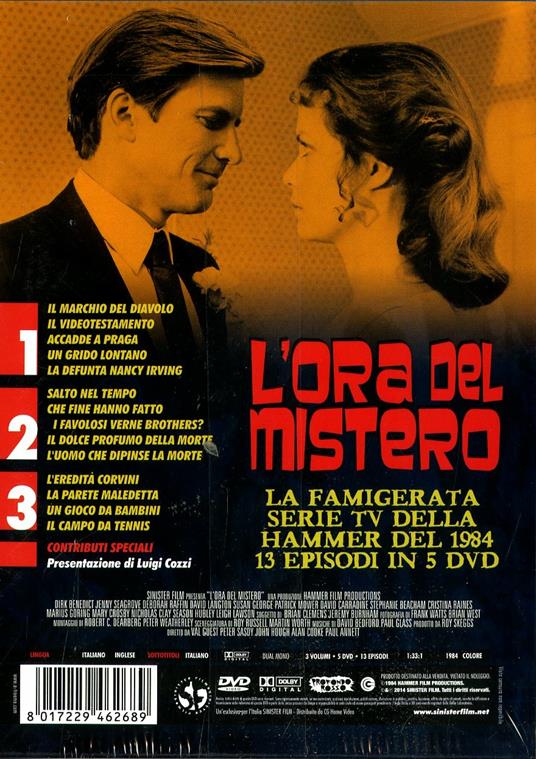 L' ora del mistero. Vol. 1 (2 DVD) - DVD - Film di John Hough , Peter Sasdy  Fantastico | IBS