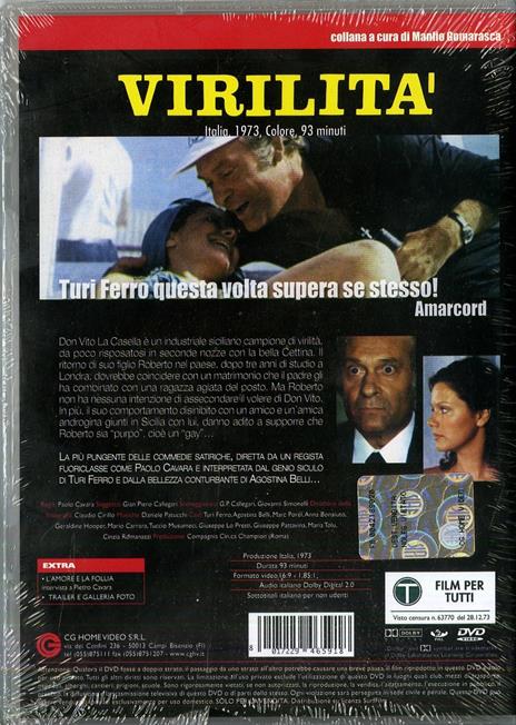 Virilità di Paolo Cavara - DVD - 2