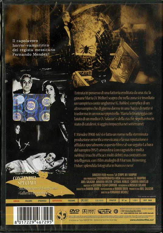 La stirpe dei vampiri - DVD - Film di Harold Darley Fantastico | IBS