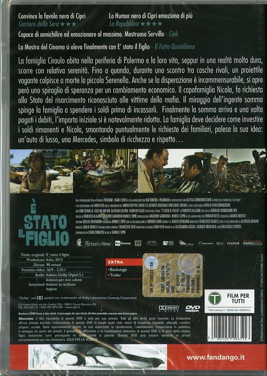 È stato il figlio di Daniele Ciprì - DVD - 2