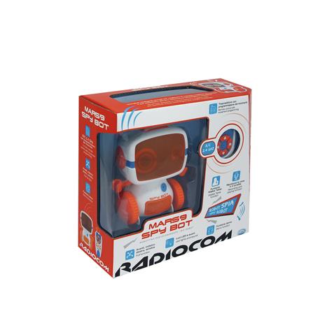 RADIOCOM MARS 9 SPYBOT ROBOT RADIOCOMANDATO CON WALKIE TALKIE E FUNZIONE SPIA