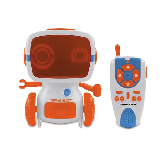 RADIOCOM MARS 9 SPYBOT ROBOT RADIOCOMANDATO CON WALKIE TALKIE E FUNZIONE SPIA - 3