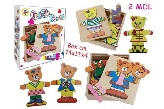 Puzzle Orsetti In Scatola Assortimento - 2