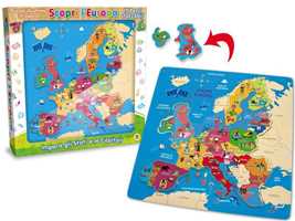 Cartina magnetica europa - ND - Puzzle per bambini - Giocattoli