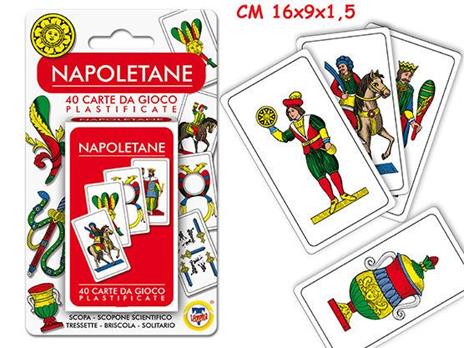 Carte Napoletane astuccio rosso 40 carte