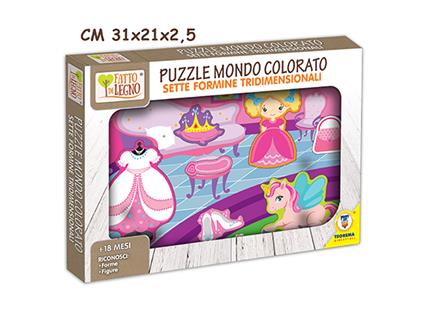 Puzzle Principesse Legno 40584