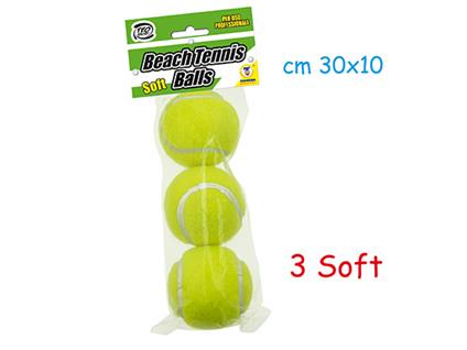 Teo'S. Tennis Ball Soft Serie 3 Pz. Busta