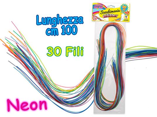 Teo'S Scoubidou Mania 30 Fili 100 Cm Colori Neon Busta