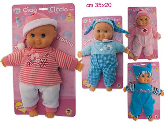 Ciao Ciccio Ninna Nanna Bambola Corpo Soffice 30 Cm (Assortimento)