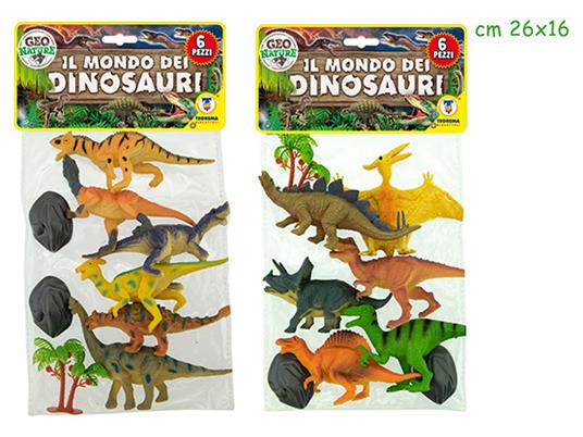 Teorema: Geo Nature. Dinosauri 6 Pz In Busta Assortimento