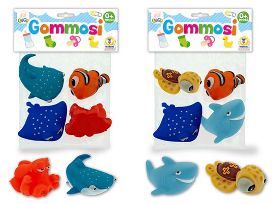 Busta Gommosi Animali Marini 4pz. - 67175