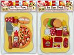 Playset cucina GRANDE CHEF Fast Food con Vassoio Assortito 68084