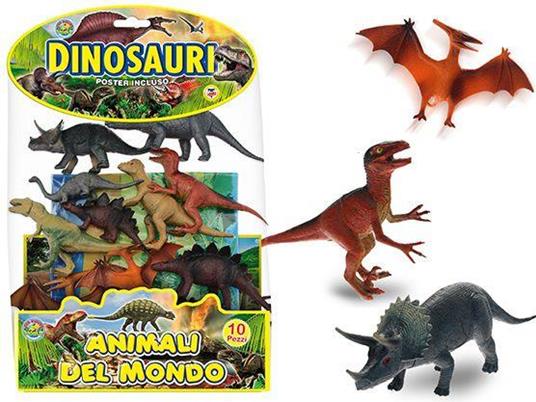 Dinosauri Con Poster 10 Pz - 2