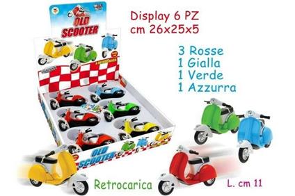 Old Scooter - Vespina Scala 1:43 11 Cm (Assortimento)