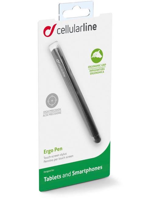 Cellularline Ergo Pen - Universale Pennino per touch screen con impugnatura  ergonomica Nero - Cellular Line - Telefonia e GPS | IBS