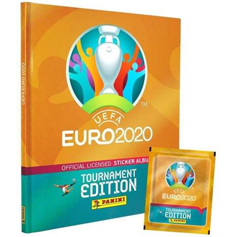 Figurine UEFA EURO 2020 Edizione Torneo 2021 Confezione da 10 bustine protettive + Album omaggio