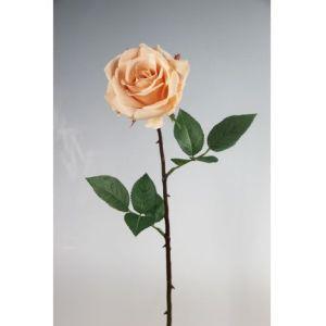 1 Rosa Artificiale Per Composizioni Colore A Scelta 60cm Fiori Piante - 5