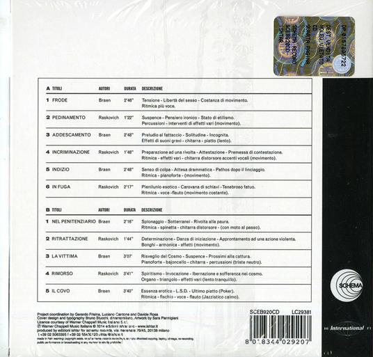 Quarta pagina - CD Audio di Braen's Machine - 2