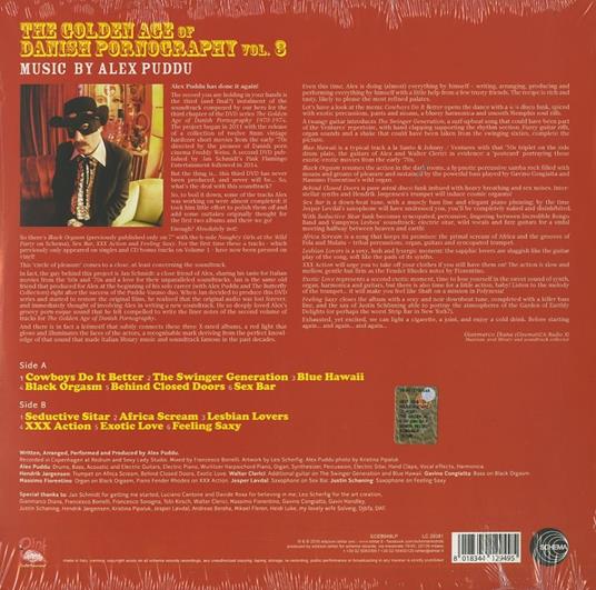 The Golden Age of Danish Pornography vol.3 (Colonna sonora) - Vinile LP + CD Audio di Alex Puddu - 2