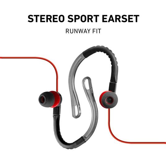 SBS Auricolari filo stereo Sport Runway Fit con archetto adattabile - SBS -  TV e Home Cinema, Audio e Hi-Fi | IBS