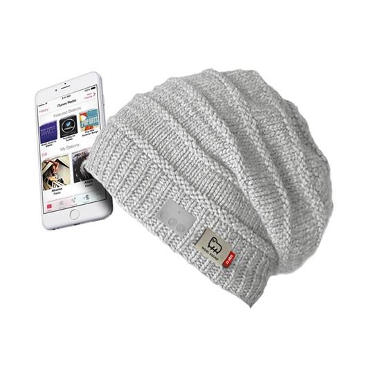 Cappello invernale con auricolari wireless e microfono integrati, colore  bianco - SBS - TV e Home Cinema, Audio e Hi-Fi | IBS