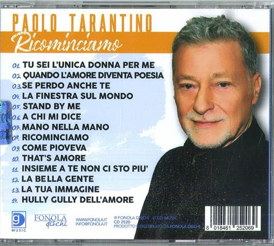 Ricominciamo - CD Audio di Paolo Tarantino - 2