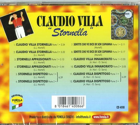 Stornella - CD Audio di Claudio Villa - 2