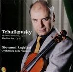 Concerto per violino op.35 - Meditation op.42 - SuperAudio CD di Pyotr Ilyich Tchaikovsky,Giovanni Angeleri