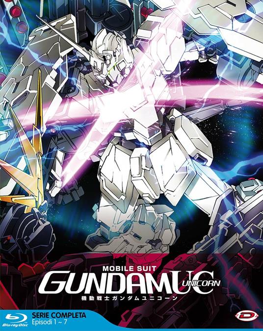 Mobile Suit Gundam Unicorn. The Complete Series 7 Ova (7 Blu-ray) di Kazuhiro Furuhashi - Blu-ray