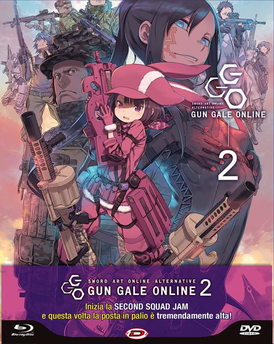 Sword Art Online Alternative Gun Gale Online #02 (Eps.07-12). Limited  Edition (DVD + Blu-ray) - Blu-ray - Film di Masayuki Sakoi Animazione