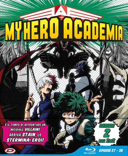 My Hero Academia. Stagione 02 Box #02 Eps 27-38. Limited Edition (3 Blu-ray) di Kenji Nagasaki - Blu-ray