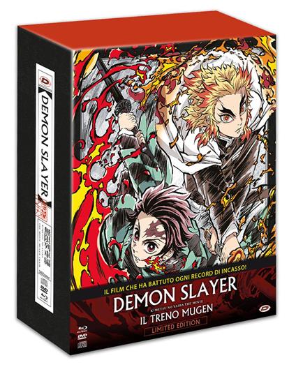 Demon Slayer The Movie: Il Treno Mugen - Limited Edition (Blu-Ray+Dvd+Cd) di Haruo Sotozaki - DVD + Blu-ray