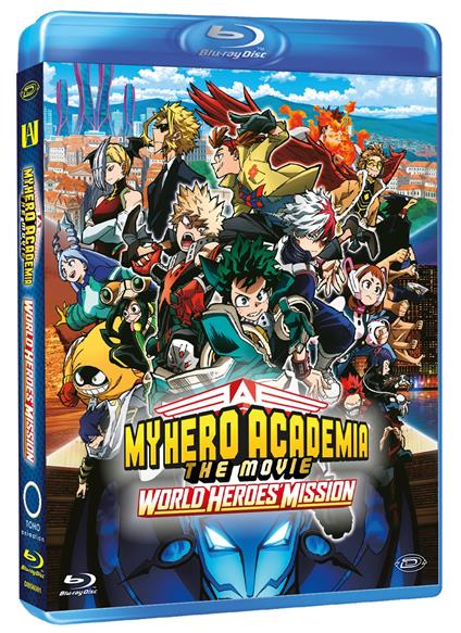 My Hero Academia The Movie - World Heroes' Mission (Blu-ray) di Kenji Nagasaki - Blu-ray