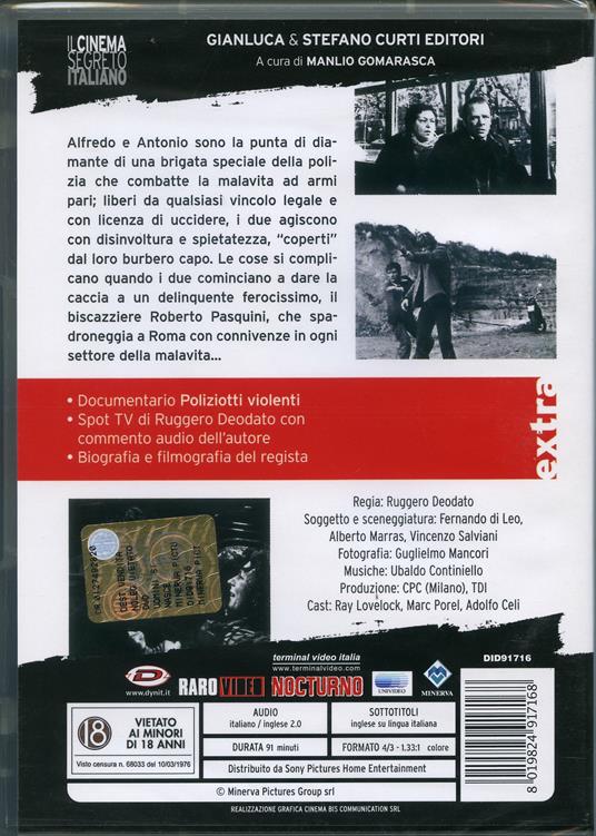 Uomini si nasce, poliziotti si muore di Ruggero Deodato - DVD - 2