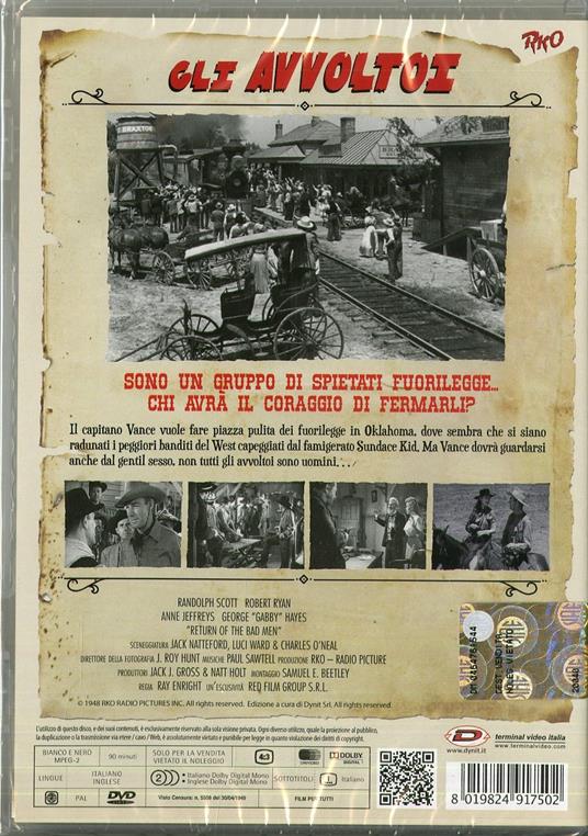 Gli avvoltoi di Ray Enright - DVD - 2