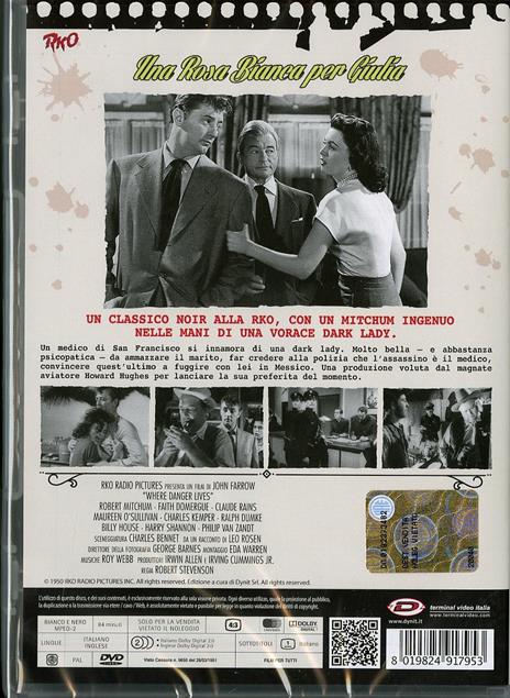 Una rosa bianca per Giulia di John Farrow - DVD - 2