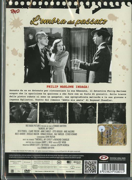 L' ombra del passato di Edward Dmytryk - DVD - 2