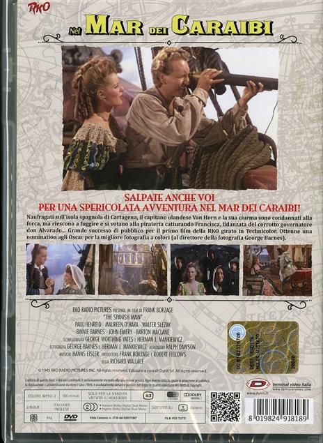 Nel Mare dei Caraibi di Frank Borzage - DVD - 2