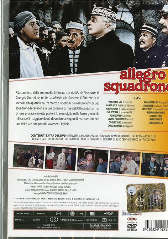 Allegro squadrone - DVD - Film di Paolo Moffa Commedia | IBS