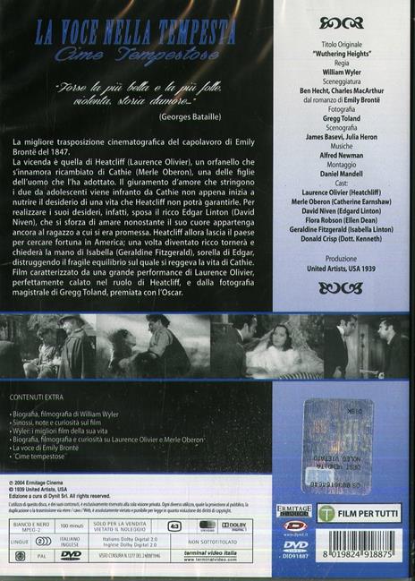 La voce nella tempesta di William Wyler - DVD - 2
