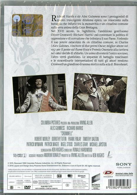 Cromwell di Ken Hughes - DVD - 2