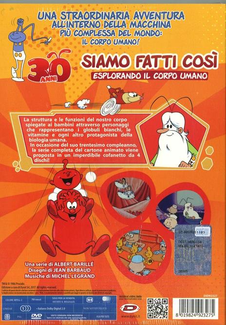 Siamo fatti così. Esplorando il corpo umano. Serie TV ita (4 DVD) di Albert Barillé - DVD - 3