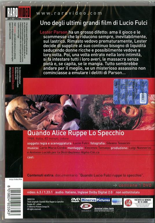 Quando Alice ruppe lo specchio (DVD) di Lucio Fulci - DVD - 2