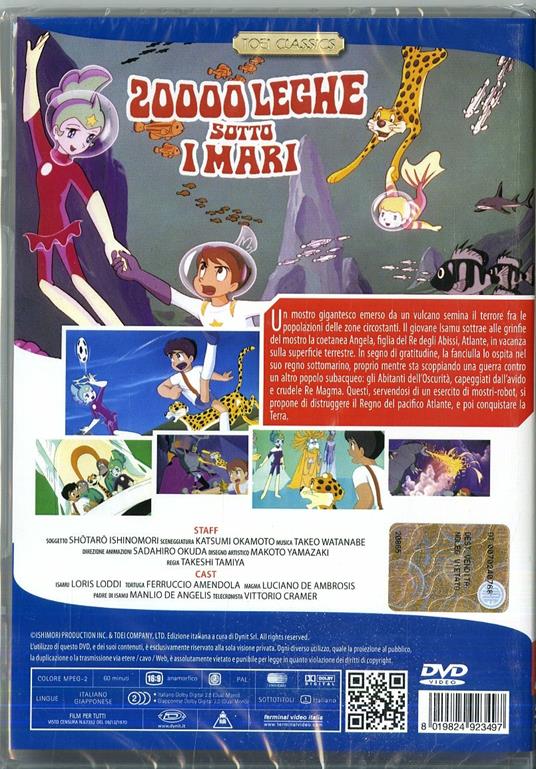 20.000 leghe sotto i mari (DVD) di Kimio Yabuki - DVD - 2