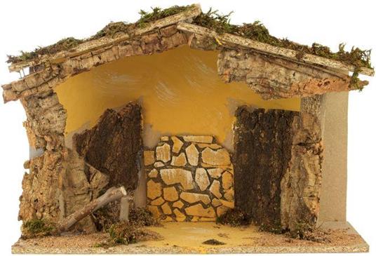 Natività Presepe legno stilizzato gruppo capanna albero Natale offerta –  hobbyshopbomboniere