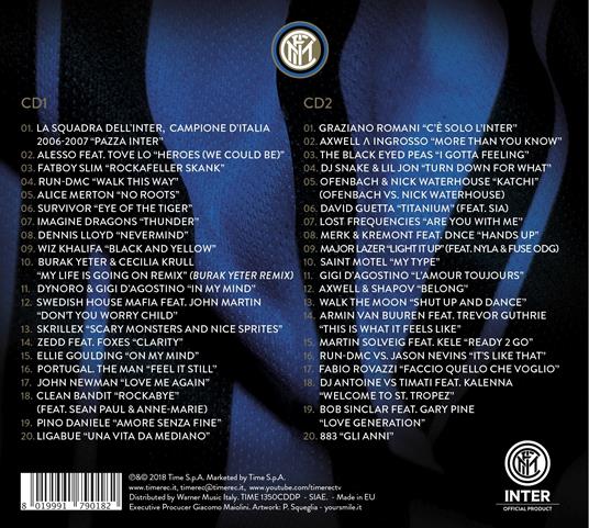 Inter Hits. La Playlist dei campioni nerazzurri - CD Audio - 2